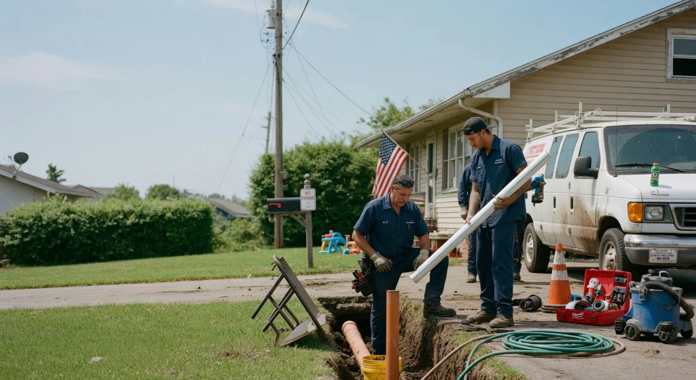 Drain Cleaning in Round Top, TX near me